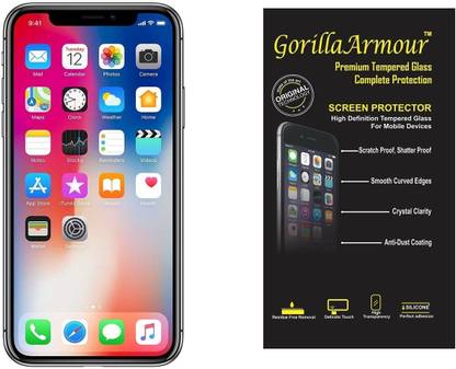Gorilla Armour Tempered Glass Guard for Apple iPhone X