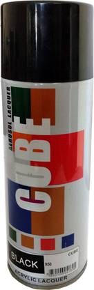 Imported Cube Black 09 Black Spray Paint 600 ml