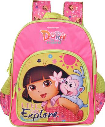 NICKELODEON Dora Live and Explore 16 inch School Bag