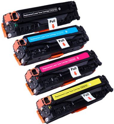 Dubaria 205A Color Toner Cartridge Compatible For HP 205A - CF530A / CF531A / CF532A / CF533A For Use In HP LaserJet Pro M154, M154nw, M180nw, 180n - Combo Black + Tri Color Combo Pack Ink Toner