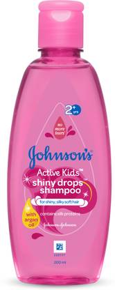 JOHNSON'S Active Kids Shiny Drops Shampoo with Argan Oil