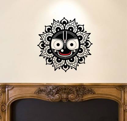StickerYard 58 cm Shree Jagannath Removable Sticker