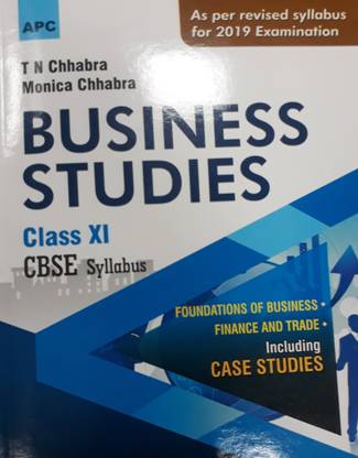 CBSE BUSINESS STUDIES CLASS-XI