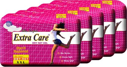 Extra Care Dry Net XXL Pack of 5 Sanitary Pad