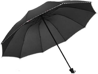 KEKEMI 3 Folds Plain Umbrella