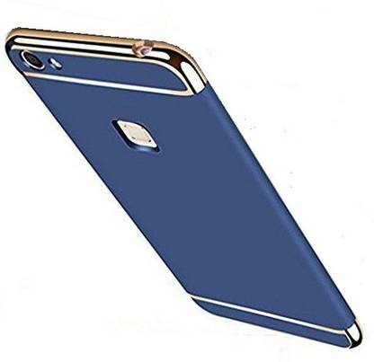 2Bro Back Cover for Vivo 1718 Back Cover , *3-in-1 SHOCKPROOF* Dual Layer Thin Back Cover Case For Vivo 1718 - Blue