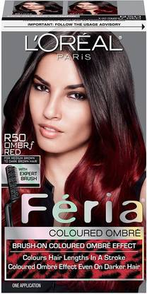 L'Oréal Paris Brush-on Ombre Effect Hair Color, R50 Ombre Red , Ombre Red