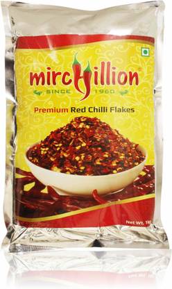 Mirchillion Premium Red Chilli Flakes 1 Kg Pack