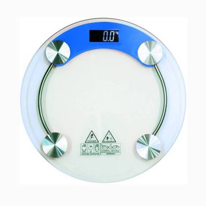 AmtiQ Digital Thick Tempered Glass Body Weighing Scale Weighing Scale ( Multicolour ) Weighing Scale