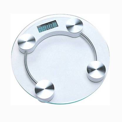 AmtiQ Digital Glass Weight Measurement Machine (Kgs/Lbs) Weighing Scale (White) Weighing Scale (TRANSPARENT) Weighing Scale