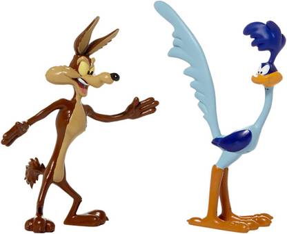 NJ Croce Wile E. Coyote & Road Runner Bendable Figure Set