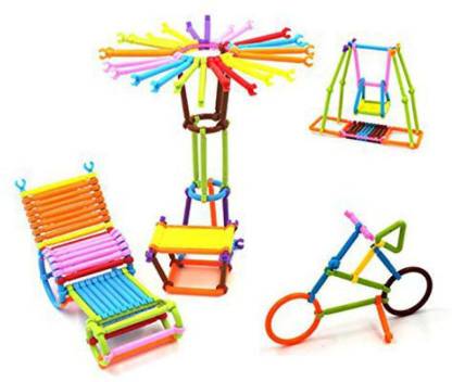 Pepperonz Colourful Plastic Building Stick Educational Building Blocks Toys