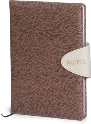La kaarta Flap Smart Tan Notebooks Mdbt A6 Size A6 Notebook Unruled 224 Pages