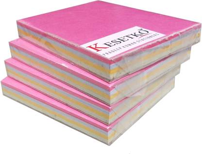 KESETKO Writing Scrap Pad Multi Colour Mini Writing Pad No 100 Pages