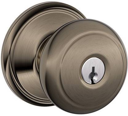 SCHLAGE Bronze Polished Door knobs