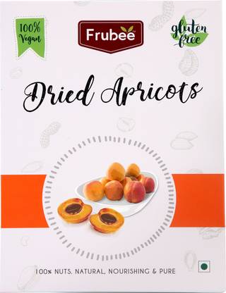 Frubee 1 Kg Afghan Dried Apricots (Jardalu, Jaldalu), Premium Sunburst Orange (240 G x 4 Packs) Apricots