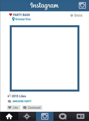 FUNCART Instagram Photo Booth Board