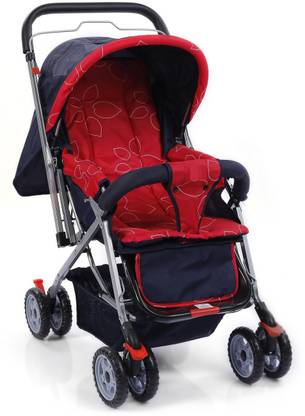 Plus One Pram & Stroller Red Tri Pram