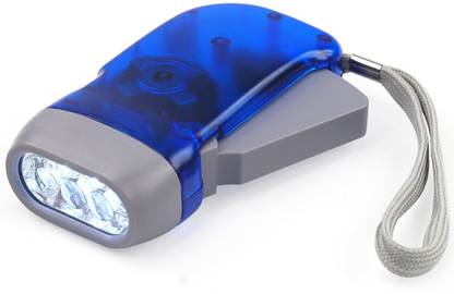 Generic Paruhi Hand Pressing Flash Light - No Battery No Bulb, Simply Shake to Recharge Torch