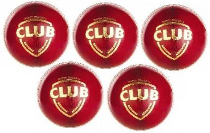 Grace SG CLUB LEATHER BALL [PACK OF 5] Cricket Leather Ball