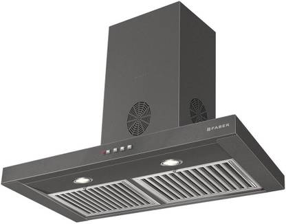 FABER Hood STILO SLIM 3D PLUS T2S2 BK LTW 60 Wall Mounted Black 1095 CMH Chimney