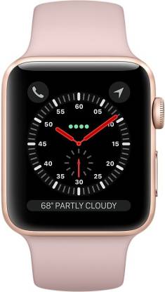 APPLE Watch Series 3 GPS + Cellular - 38 mm Gold Aluminium Case with Sport Band
