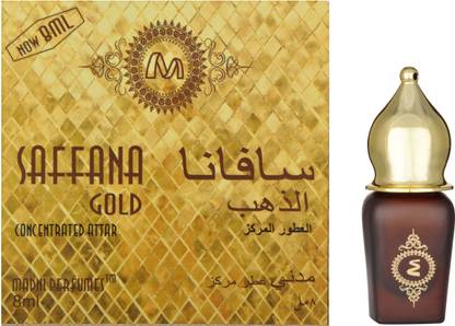 MADNI PERFUMES Saffana Gold Herbal Attar