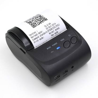 MBOX 58mm Bluetooth Wireless Thermal Receipt Printer Pos Compatible With Esc / Pos Print Commands With Rechargeable Battery Thermal Printer