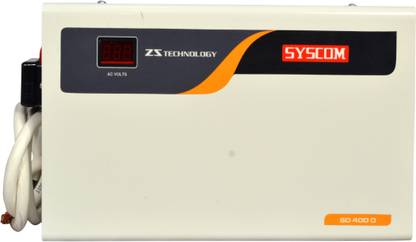 syscom 4KVA Double Booster Stabilizer for AC (Pick up Voltage from 160v)