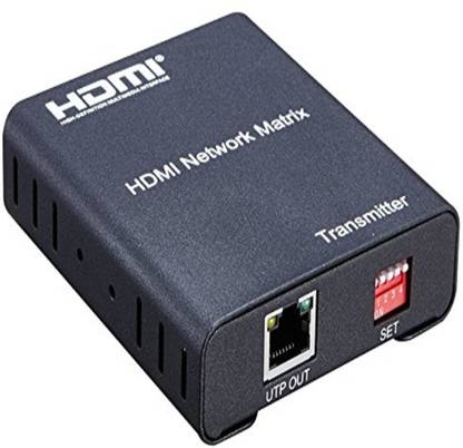 Tobo 1080P HDMI extender 120m RJ45 over TCP/ IP Cat5e/6 Ethernet Transmitter and Receiver free two 4K hdmi cable Media Streaming Device