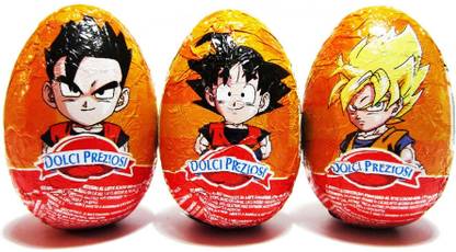 AncientKart Dragon Ball Z Surprise Eggs with Figures set of 3
