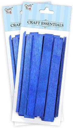 Craft Bug Popsicle Stick / Lolly Stick / Craft Stick/ Ice Cream Stick - Blue