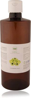 Kshrey Ayurveda Export Quality Amla Hair Oil For Hair Growth with no mineral oil and paraben free - macerated with sesame oil