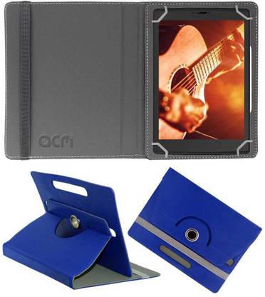 ACM Book Cover for Micromax Canvas Tab P681 Rotating Case