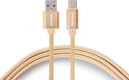 GLORIOUS USB Type C Cable 2 A 1 m GUCP-iX-03 Premium Golden Type C Fast Charging 2.4A Data Cable