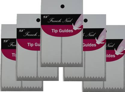 Imported ZIG-ZAG Chevron Nail Art Tip Guides Sticker Style Stencil