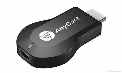 JXL Anycast 5G/2.4G Dual band WIFI Wireless HDMI Miracast DLNA Airplay™ Screen Share iPush Media Streaming Device Media Streaming Device (Black) Media Streaming Device