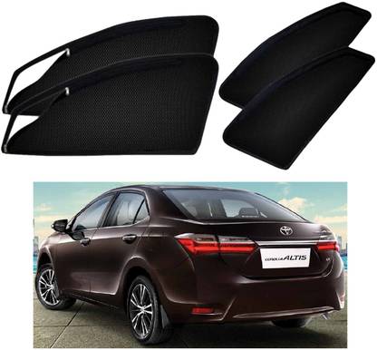 UK Blue Side Window Sun Shade For Toyota Corolla Altis