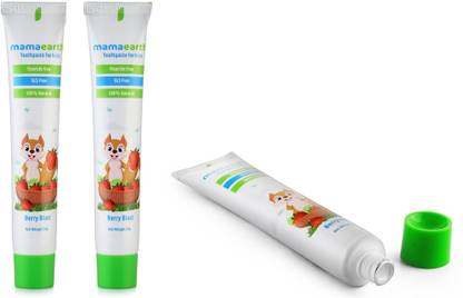 Mamaearth Baby 100% Herbal Strawberry Baby Toothpaste Toothpaste