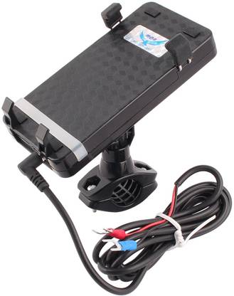 4Desire Motorcycle Bicycle Universal Cell Phone GPS USB Charger Holder Mount Bracket YF-123 2.1 A Bike Mobile Charger