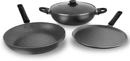 Billion 28 CM (CY143) Non Stick Induction Bottom Non-Stick Coated Cookware Set