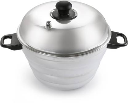 Malika Malika Idly Dhokla Steamer Cooker - MOMO maker - 4 Idly Plates, 2 Dhokla Plates and 1 Steam Plate Standard Idli Maker