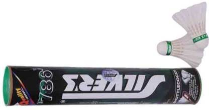 Silver's 786 Feather Shuttle  - White