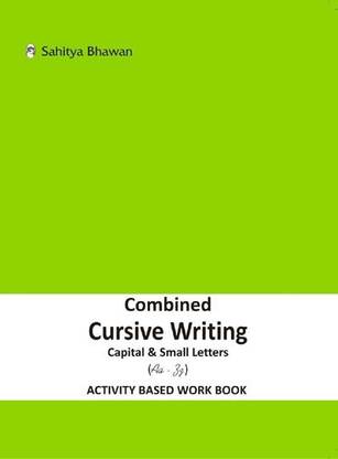 Combined Cursive Writing Capital & Small Letters (Aa-Zz) Activity Based Work Book