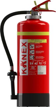 Kanex Fire Mechanical Foam Ar-Afff (Cartridge Operated) 9 Ltr. Fire Extinguisher Is 15683 Fire Extinguisher Mount