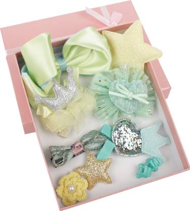 Yellow Bee Lime Hair Clips Set Hair Accessory Set