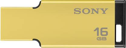 SONY USM16MX3//USM16MX3/N IN 16 Pen Drive Compatible with Desktop Computer, Audio Player, Television, Laptop USB 3.1 Metal Case