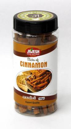 Jiwesh Premium Whole Cinnamon Sticks (Sabut Dalchini) Export Quality 100gms