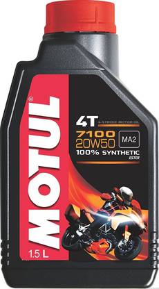 MOTUL 7100 10W40 7100 4T 10W40 Synthetic Blend Engine Oil