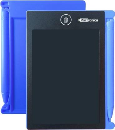 Portronics 1 Compartments Plastic POR-880 Portable RuffPad 4.4" LCD Writing Pad